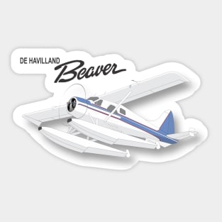 de Havilland Beaver Floatplane Sticker